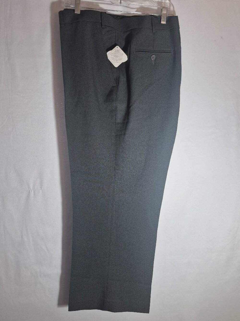 Haband's Fit Forever Dress slacks, elastic sliders in waistband, grey, 44   NEW
